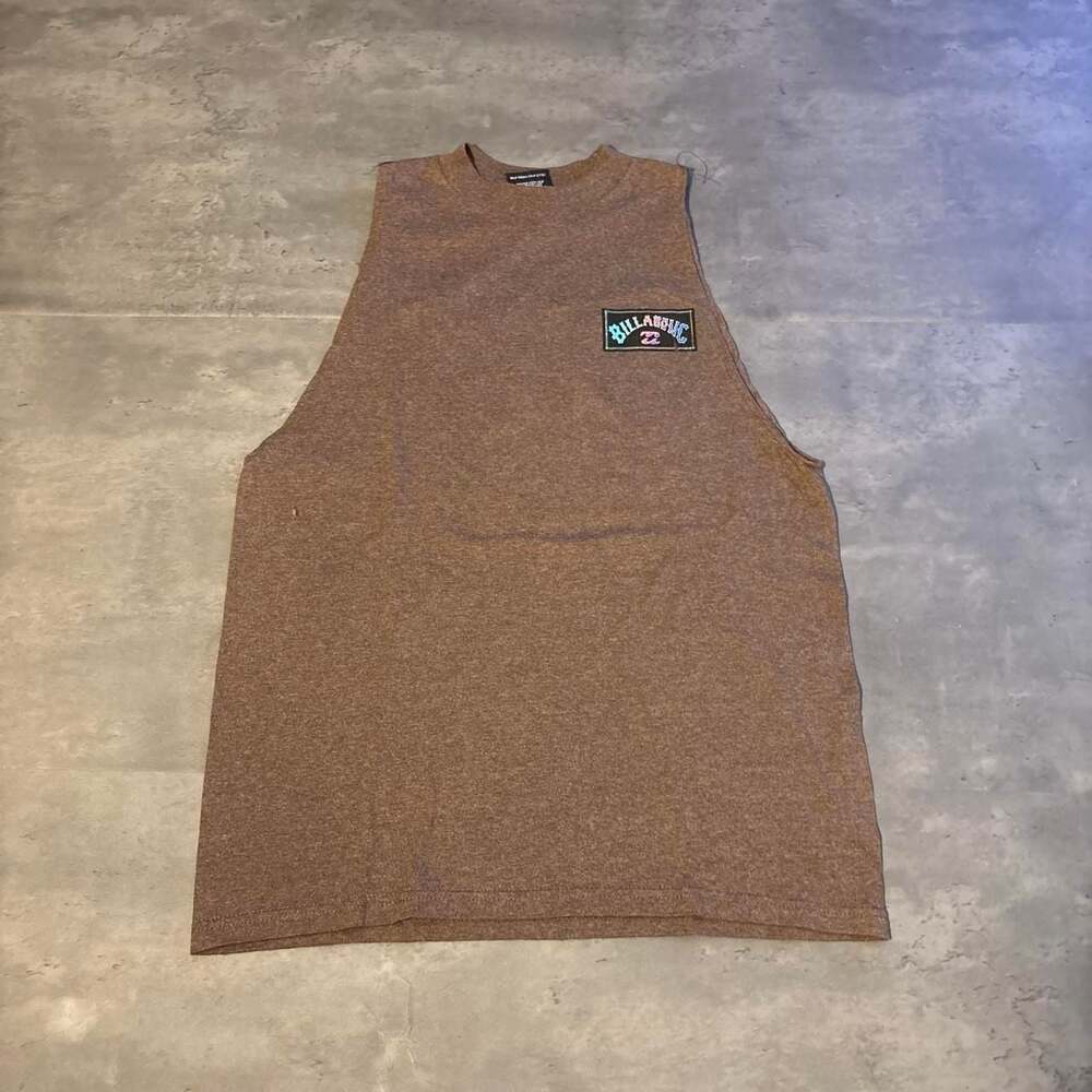 Billabong Graphic Sleeveless Tee Brown